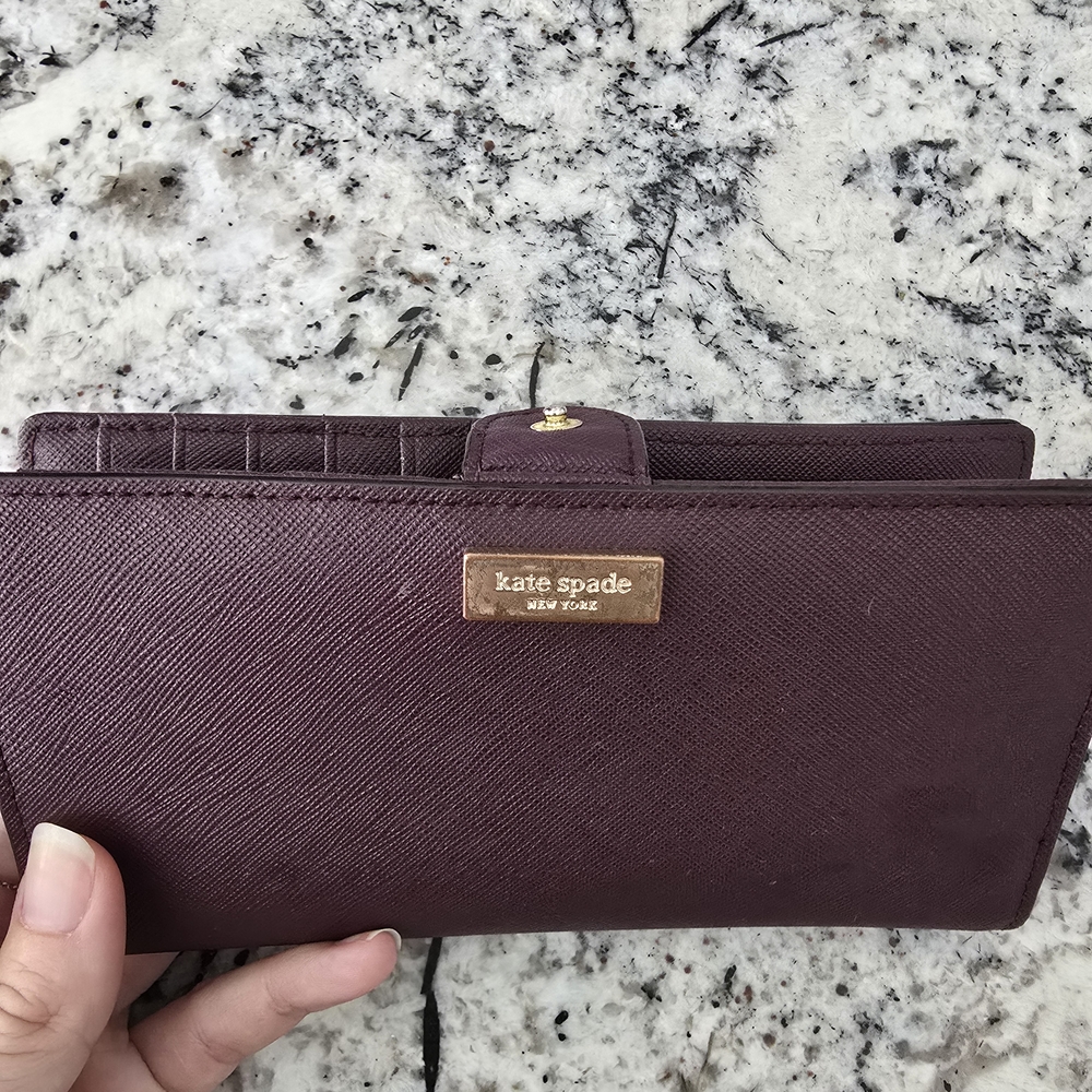 Kate Spade Burgundy Wallet